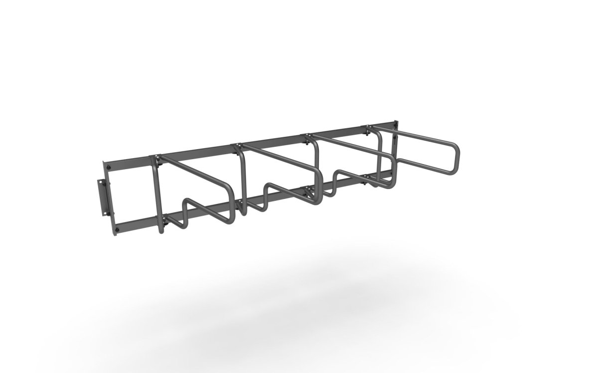 Pyöräteline CubiQ Standard 1 - puol 4pp, välitys 420 mm, seinäkiinnitys - Lehtovuori