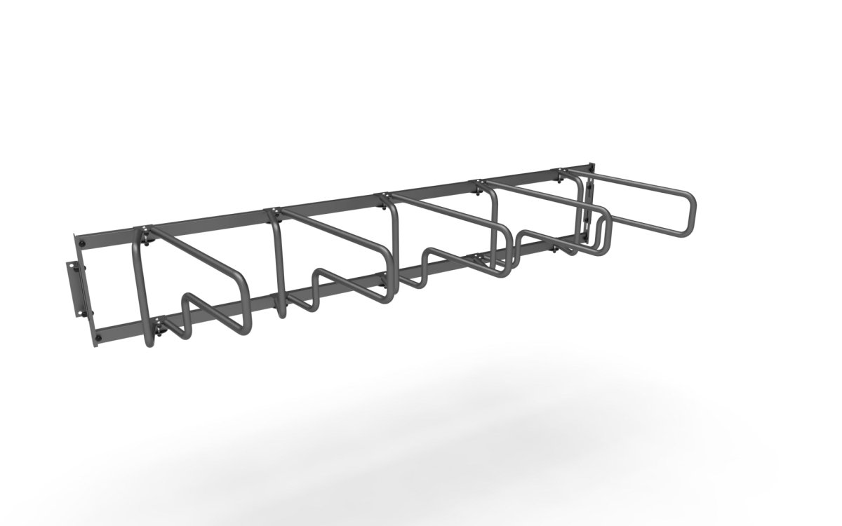 Pyöräteline CubiQ Standard 1 - puol 5pp, välitys 500 mm, seinäkiinnitys - Lehtovuori